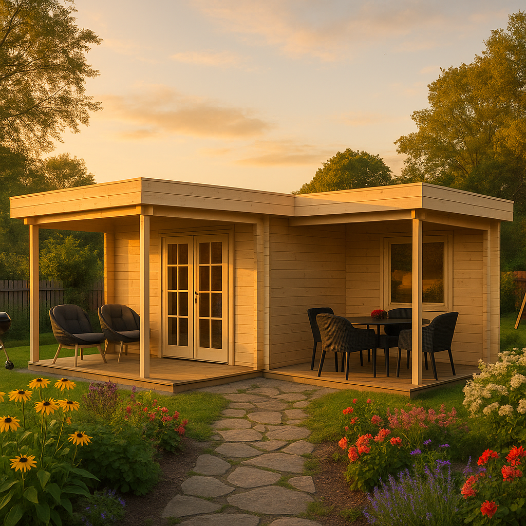 Fjordholz Gartenhaus Modell Fred 44 Fjordholz Gartenhaus Modell Fred 44