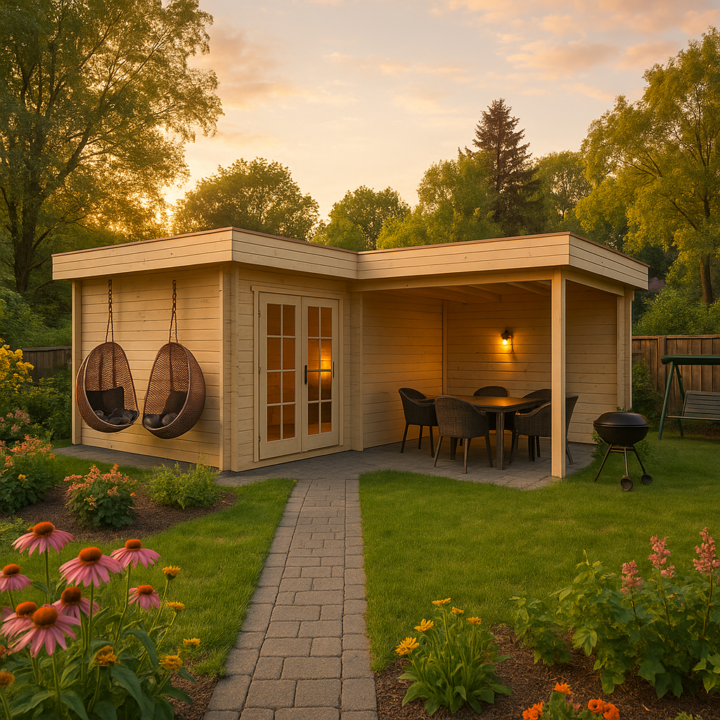 Fjordholz Gartenhaus Modell Fred 44 Fjordholz Gartenhaus Modell Fred 44
