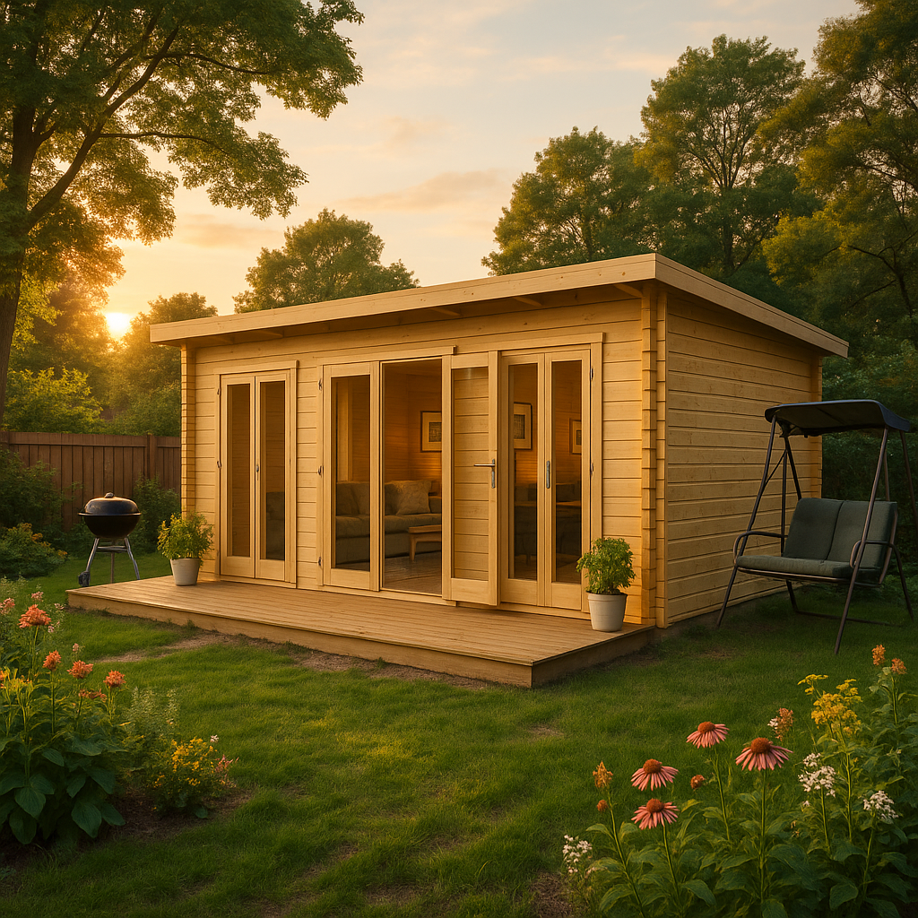 Fjordholz Gartenhaus Modell Game Room 44