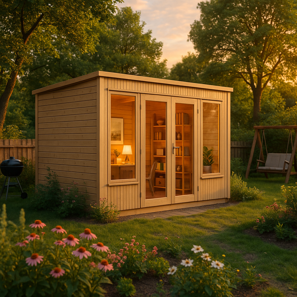 Fjordholz Gartenhaus Modell Garden Cube A
