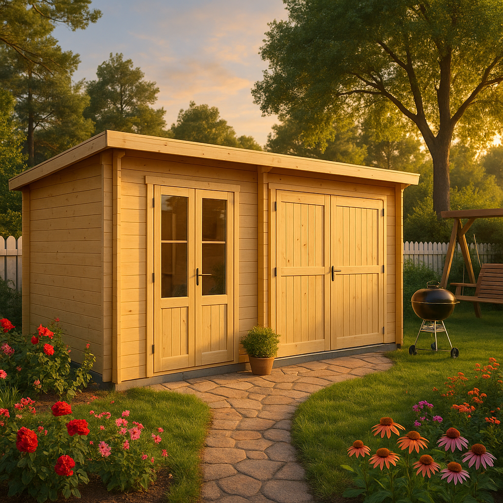 Fjordholz Gartenhaus Modell Gardenstore 28 C| Rabatt: 26%