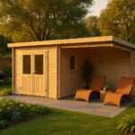 Fjordholz Gartenhaus Modell Gent 28 C| Rabatt: 26%|4x3m