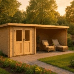 Fjordholz Gartenhaus Modell Gent 28 D