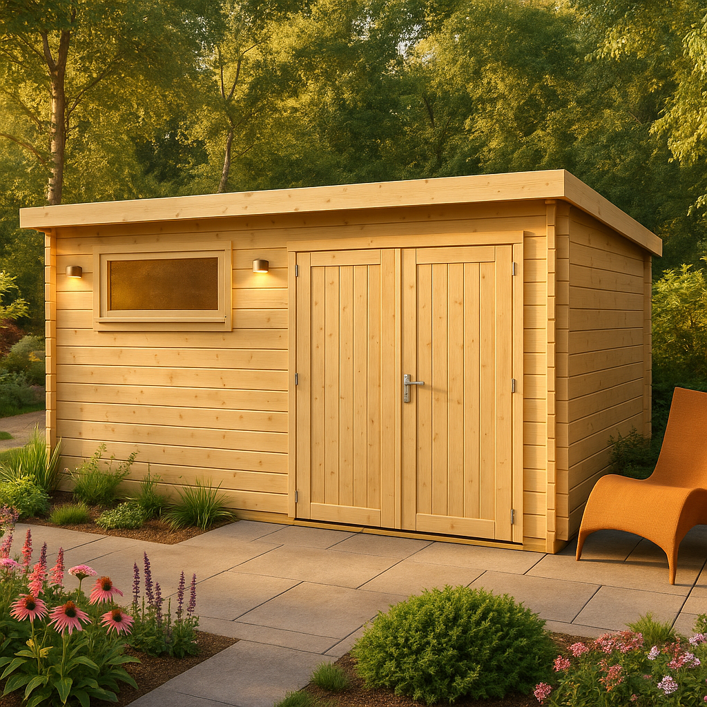 4x3m Fjordholz Gartenhaus Modell Gent 28 E| Rabatt: 26%