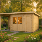 Fjordholz Gartenhaus Modell Gent 28 F