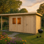 Fjordholz Gartenhaus Modell Gent 28 F