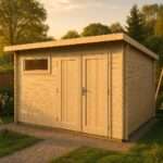 Fjordholz Gartenhaus Modell Gent 28 G| Rabatt: 26%|4x3m