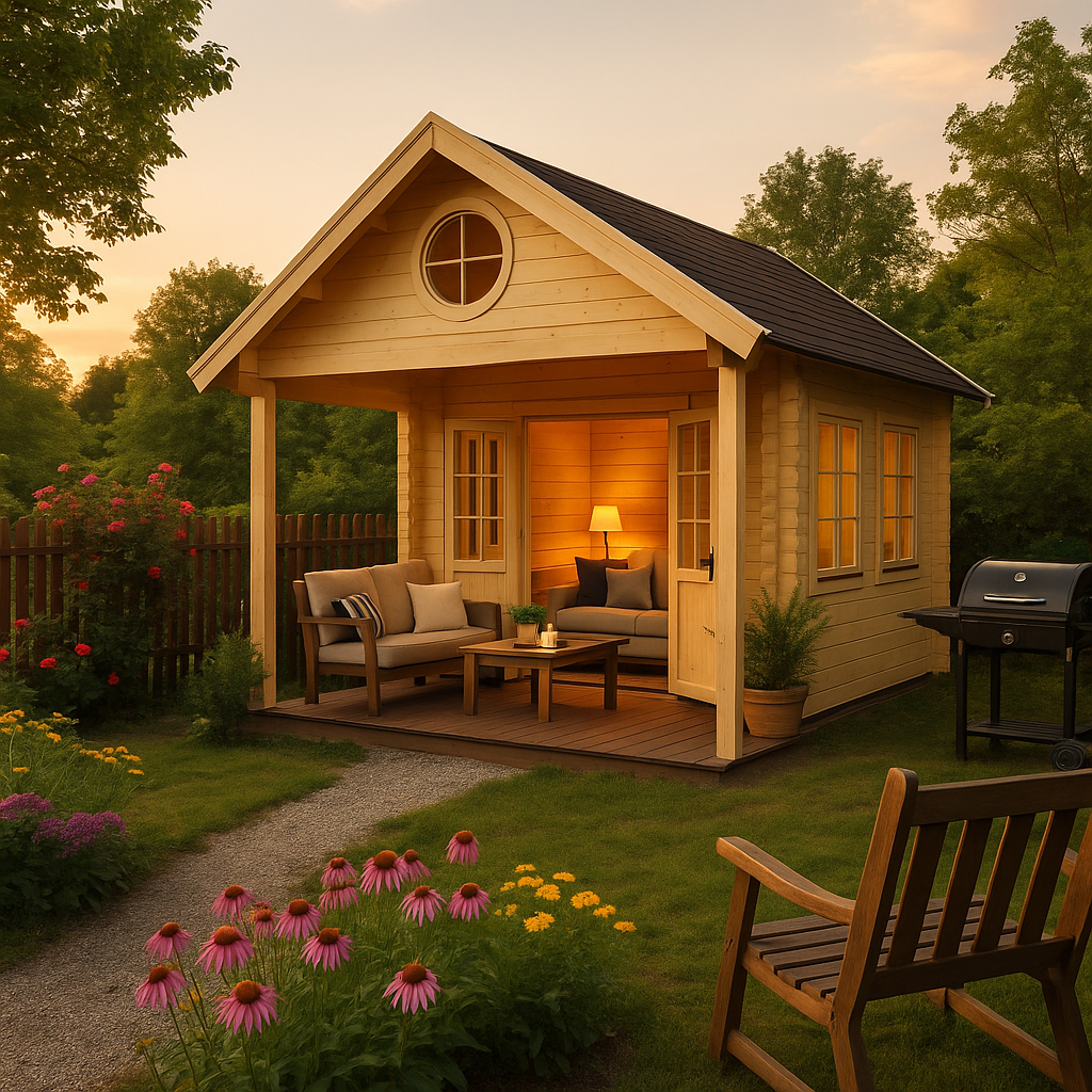 Fjordholz Gartenhaus Modell Glarus 44| Rabatt: 26%