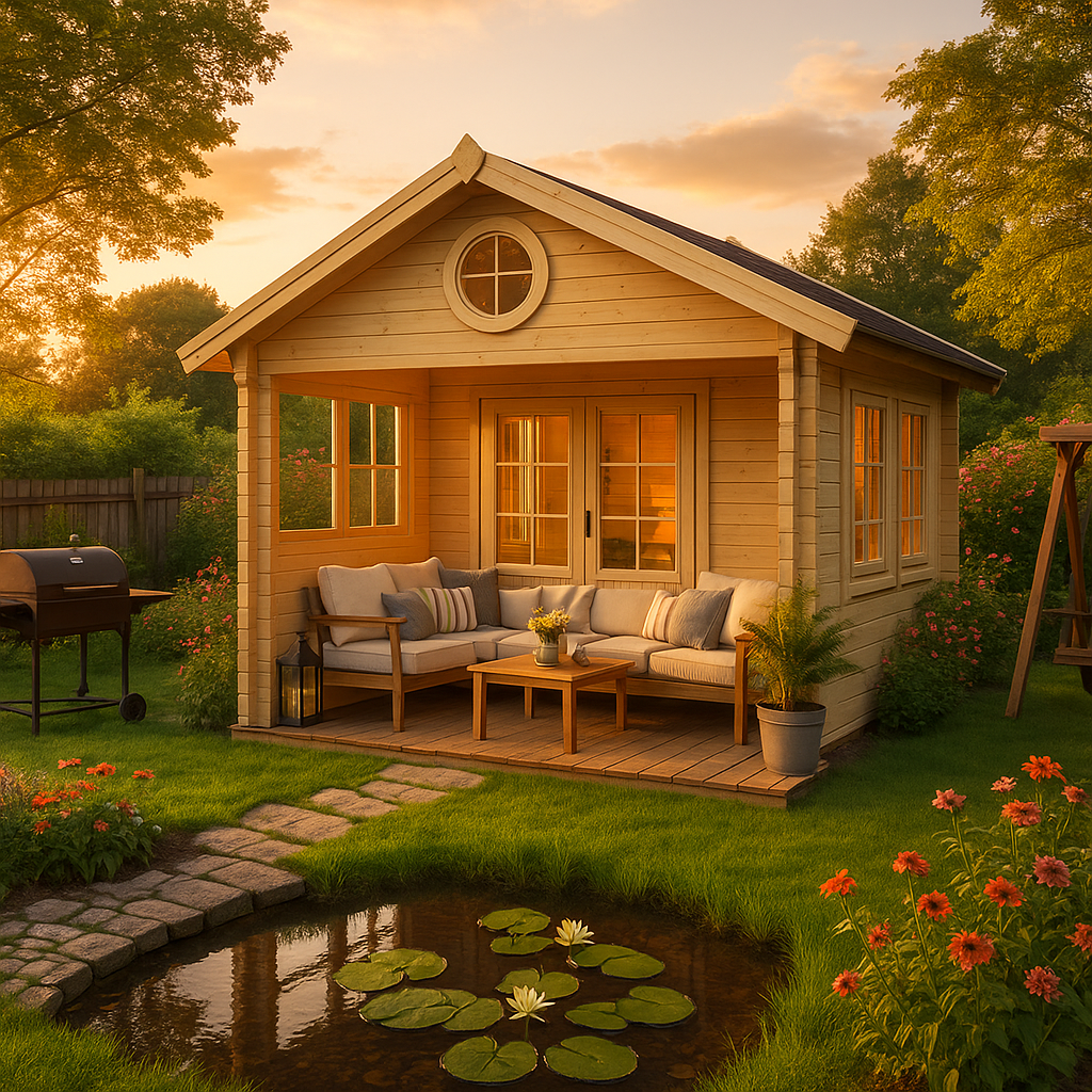 Fjordholz Gartenhaus Modell Glarus 70| Rabatt: 26%