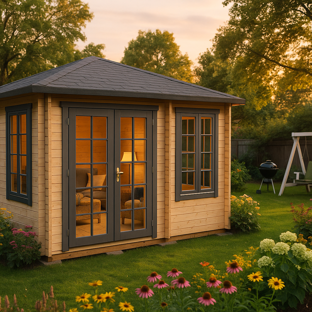 Fjordholz Gartenhaus Modell Glasgow 44 C| Rabatt: 26%