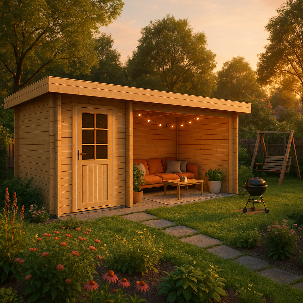 Fjordholz Gartenhaus Modell Gorbea 70