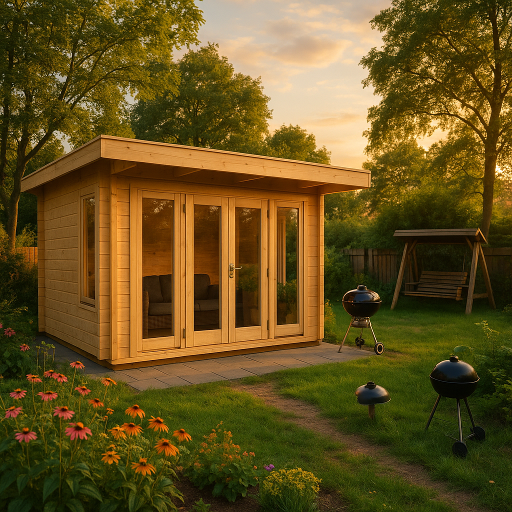 Fjordholz Gartenhaus Modell Greta 44 A
