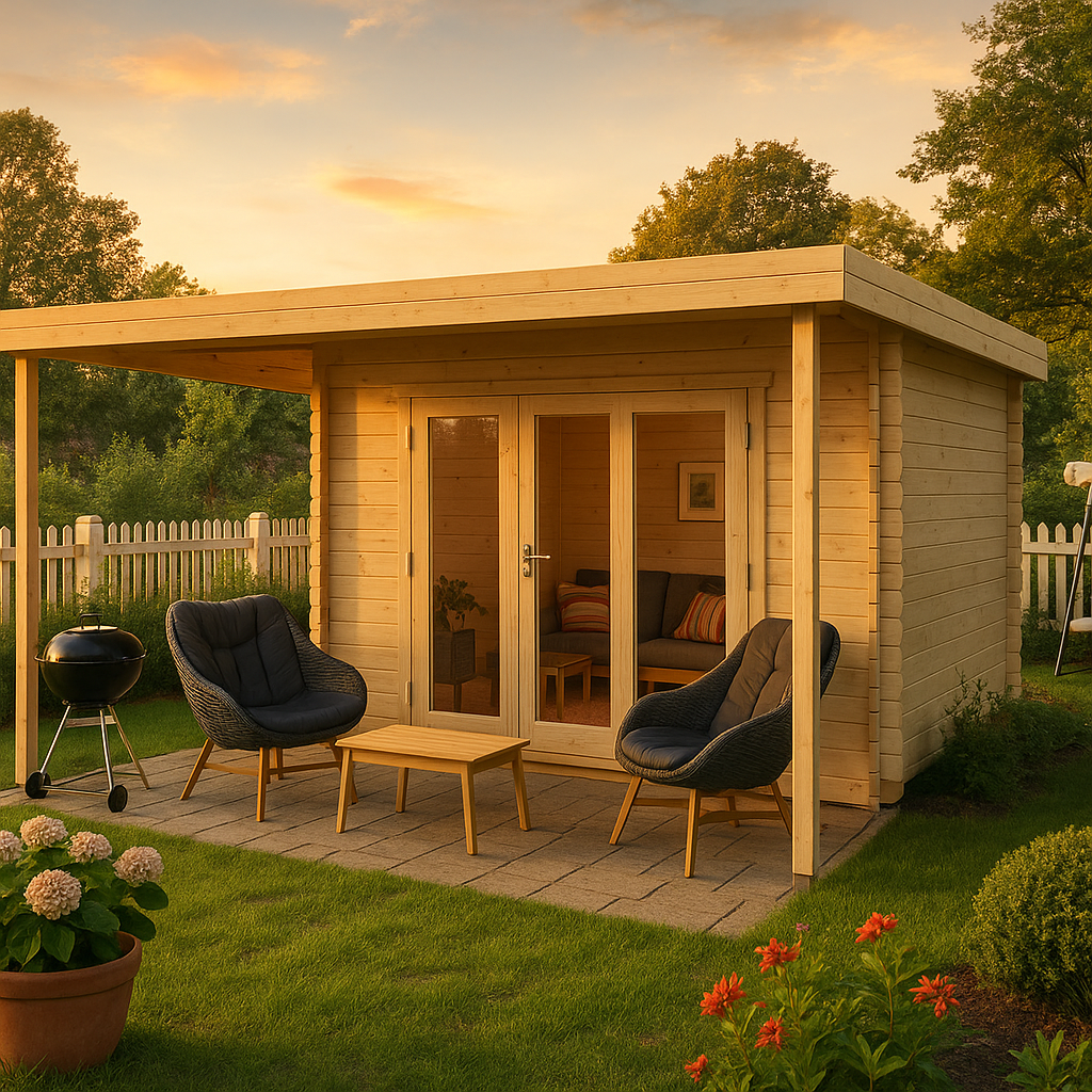 Fjordholz Gartenhaus Modell Hakon 44 Fjordholz Gartenhaus Modell Hakon 44