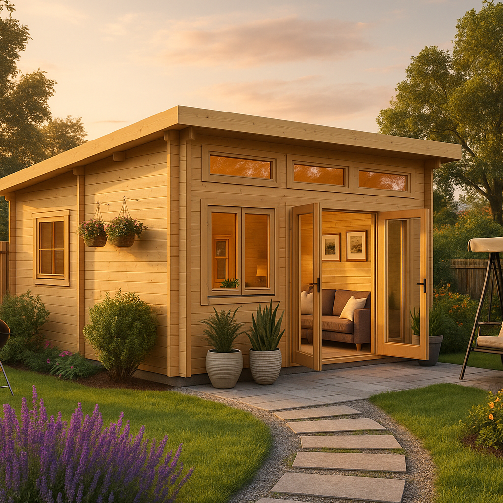 Fjordholz Gartenhaus Modell Harbord 70