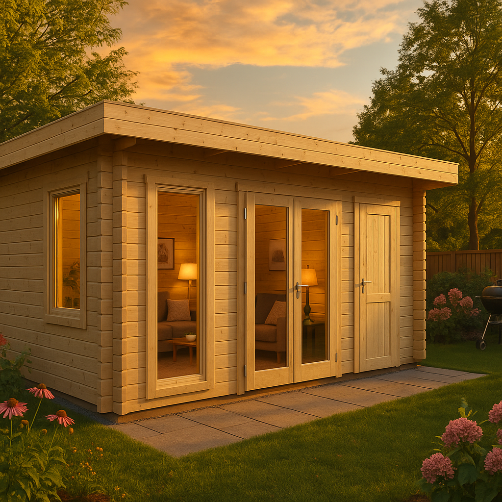 Fjordholz Gartenhaus Modell Heino 44