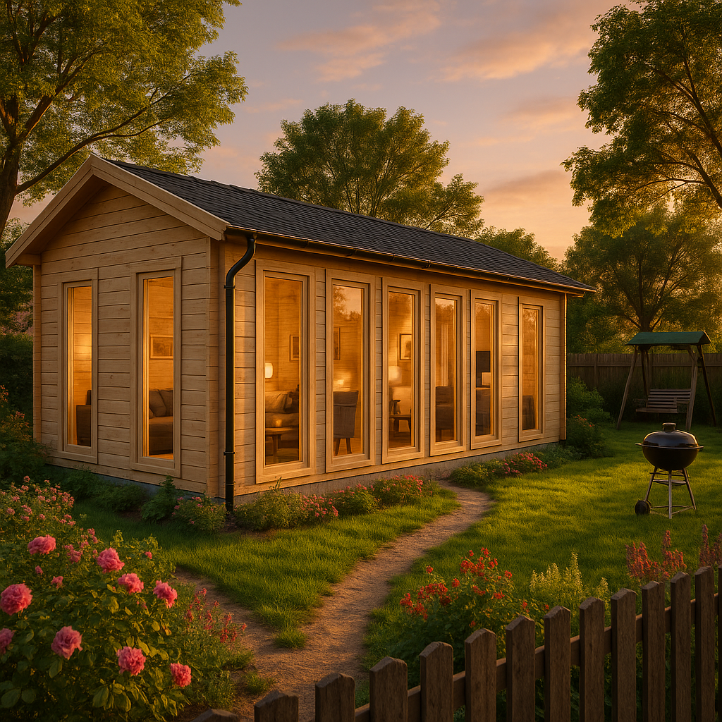 Fjordholz Gartenhaus Modell Helena 70 A