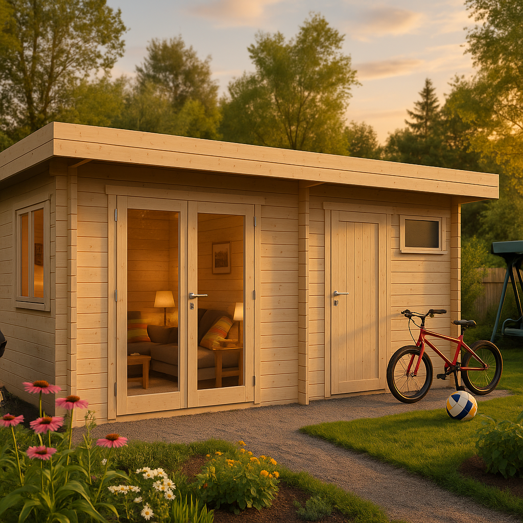 Fjordholz Gartenhaus Modell Helmer 44 Fjordholz Gartenhaus Modell Helmer 44