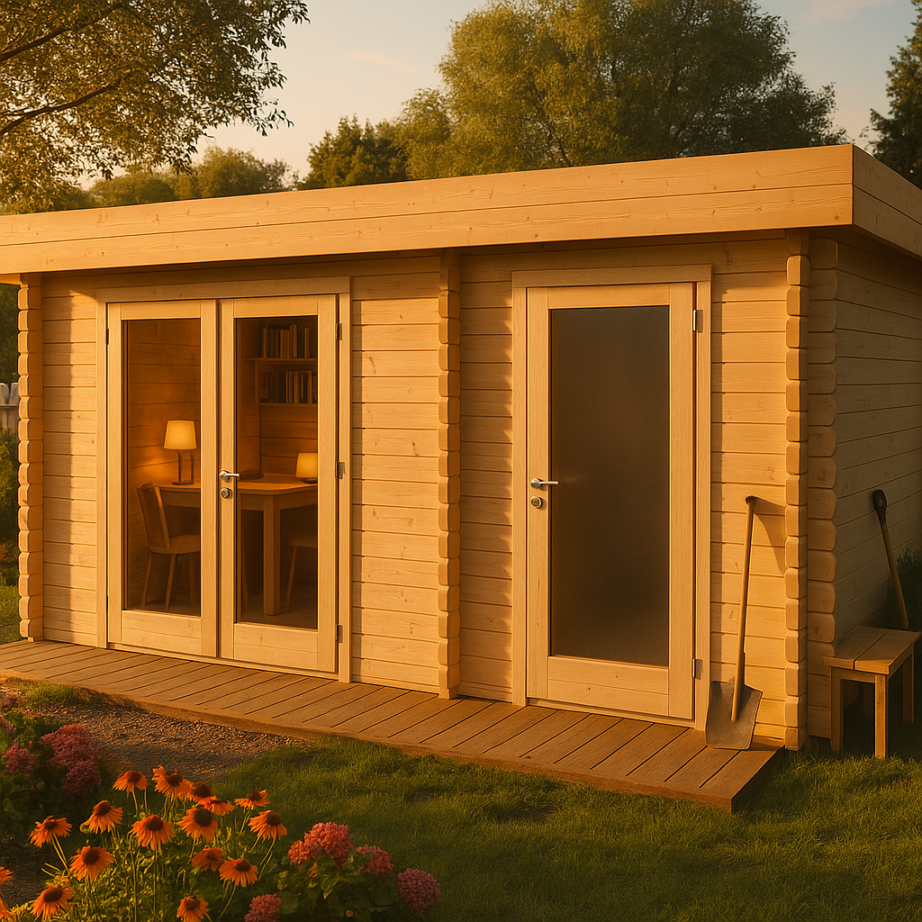 Fjordholz Gartenhaus Modell Hilla 44