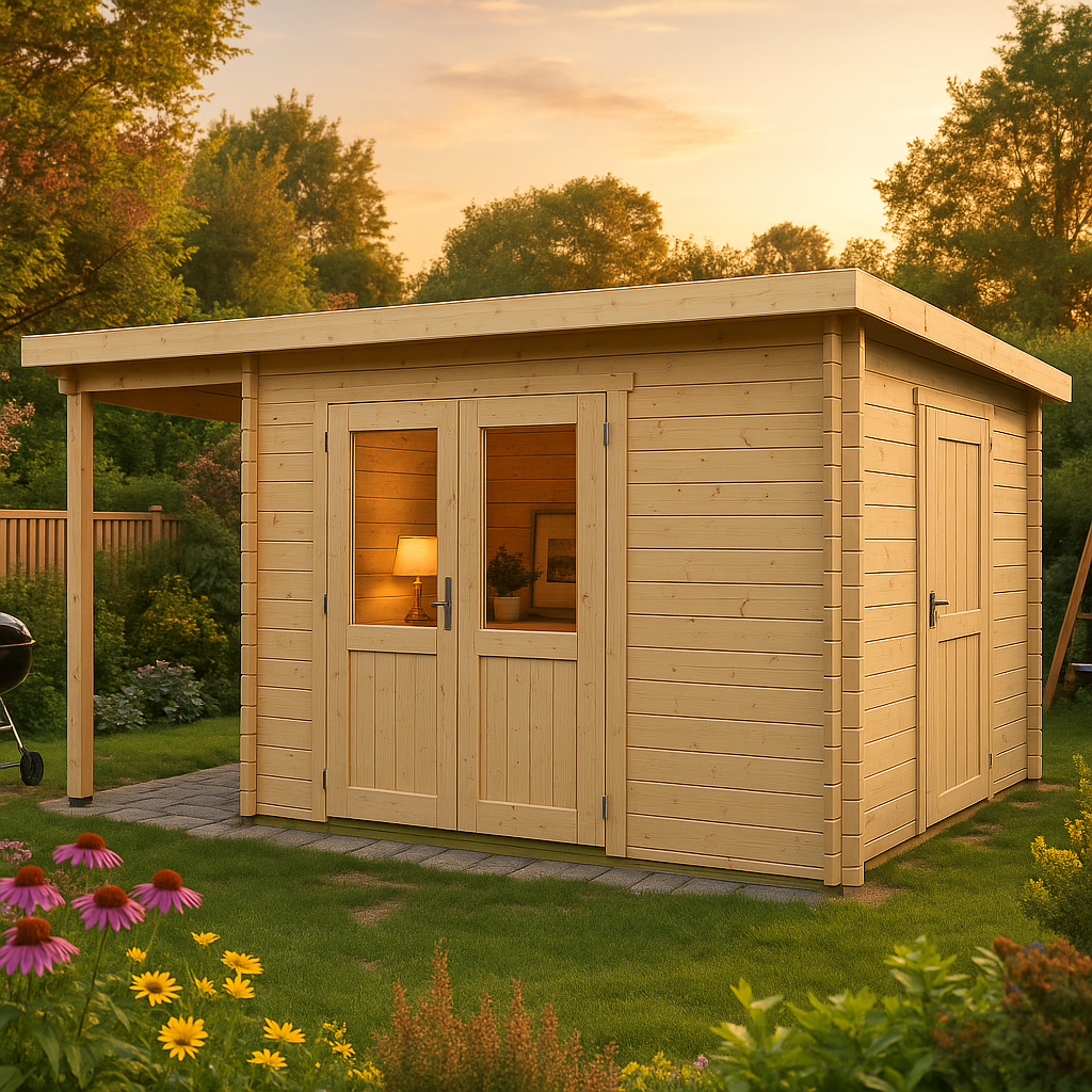 Fjordholz Gartenhaus Modell Hobe 28 B Fjordholz Gartenhaus Modell Hobe 28 B