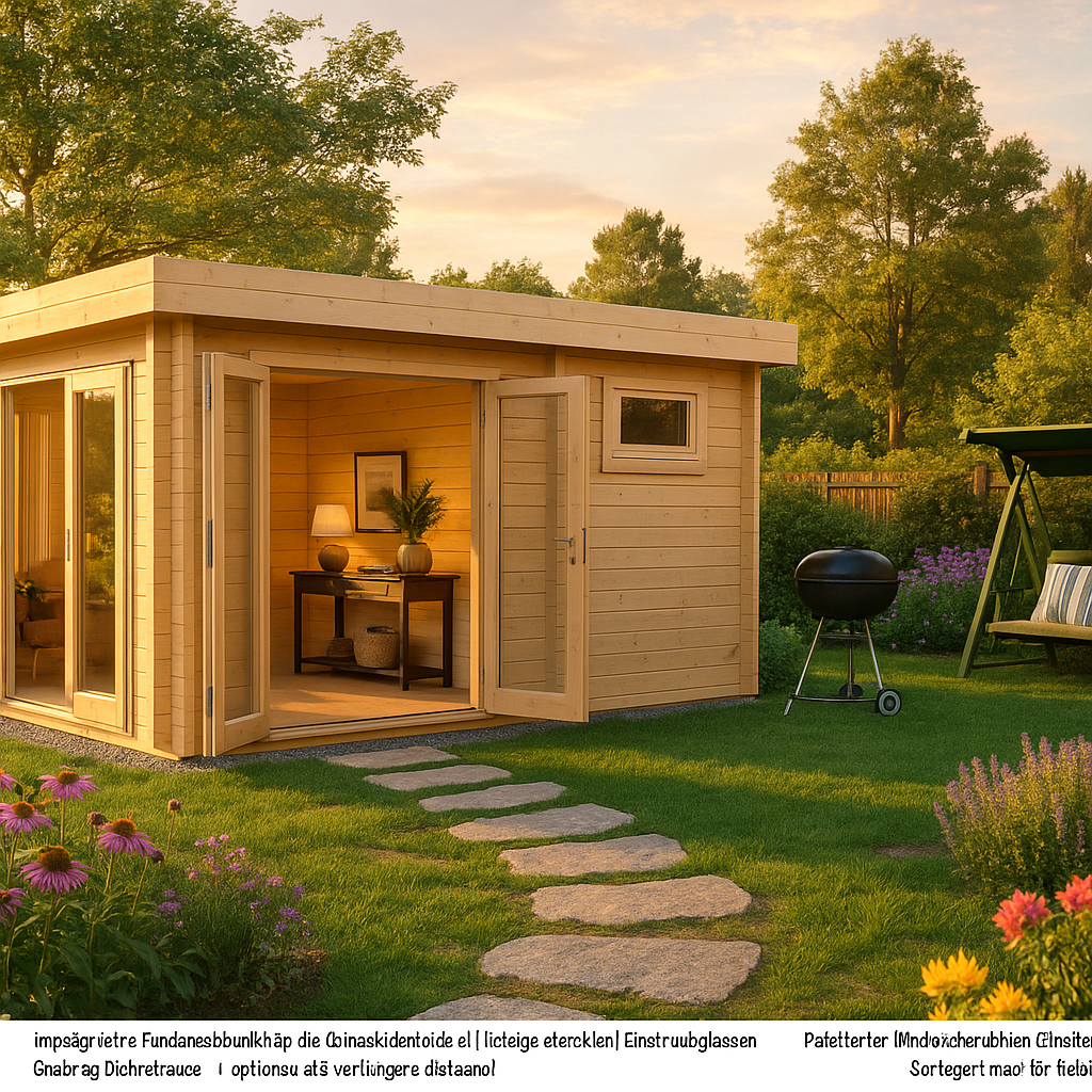 Fjordholz Gartenhaus Modell Holm 44 Fjordholz Gartenhaus Modell Holm 44