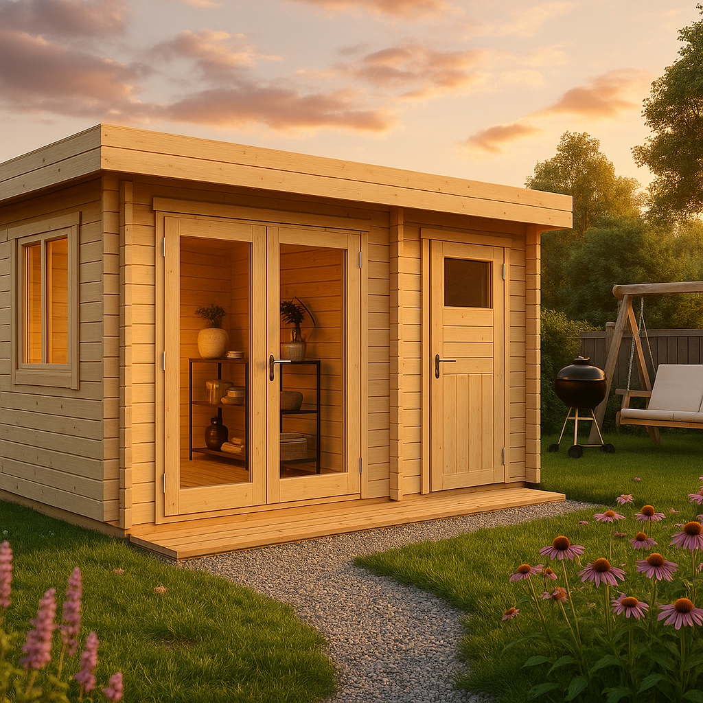 Fjordholz Gartenhaus Modell Holm 44