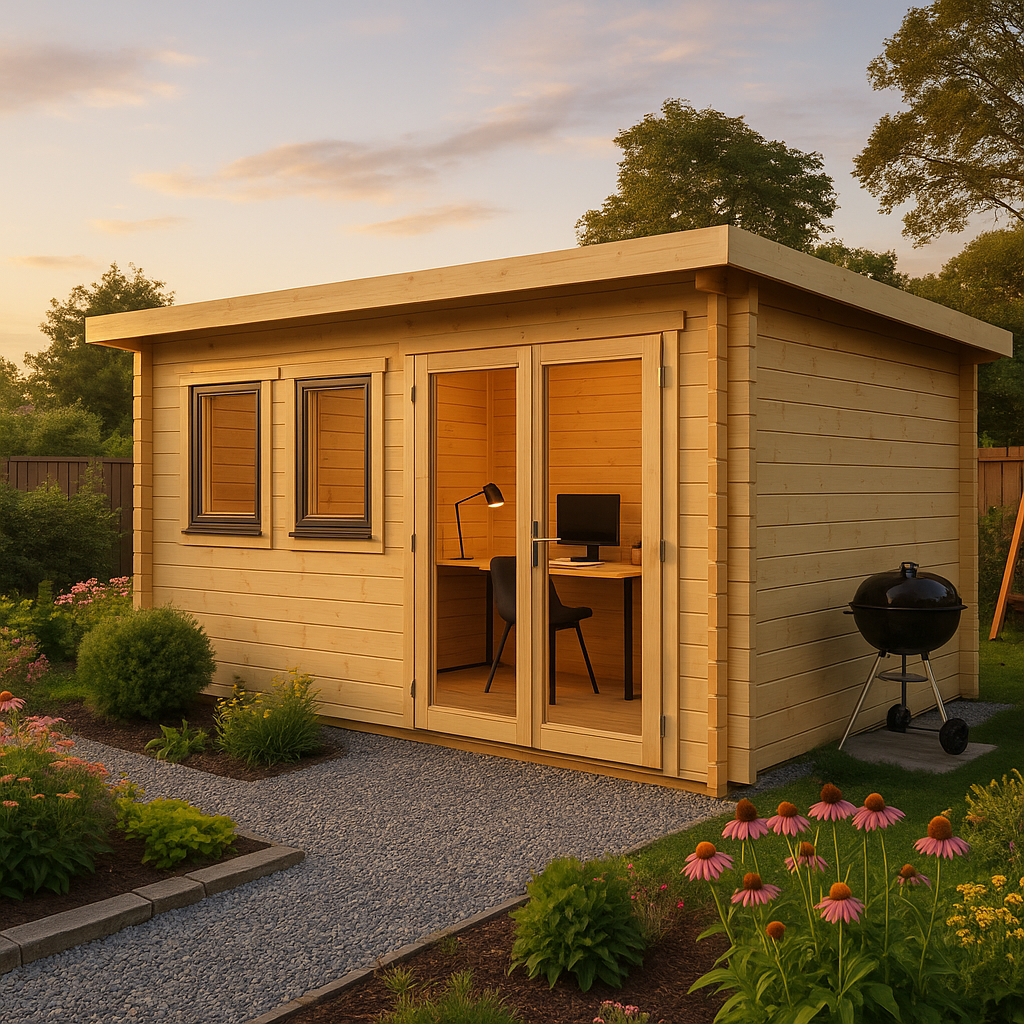 Fjordholz Gartenhaus Modell Home Office Sam 44 Fjordholz Gartenhaus Modell Home Office Sam 44
