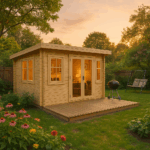 Fjordholz Gartenhaus Modell Home Office Sam 44
