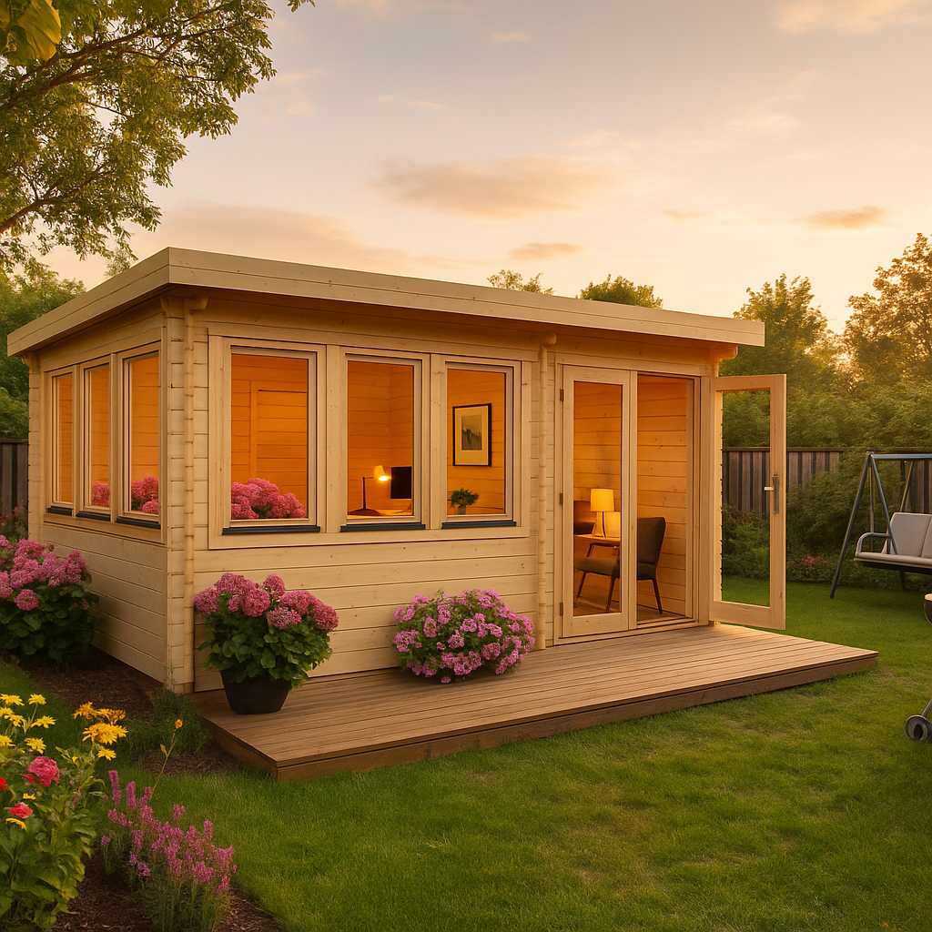 Fjordholz Gartenhaus Modell Home Office Sam 44 Fjordholz Gartenhaus Modell Home Office Sam 44