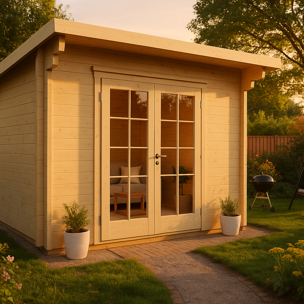 Fjordholz Gartenhaus Modell Jacob 44 A
