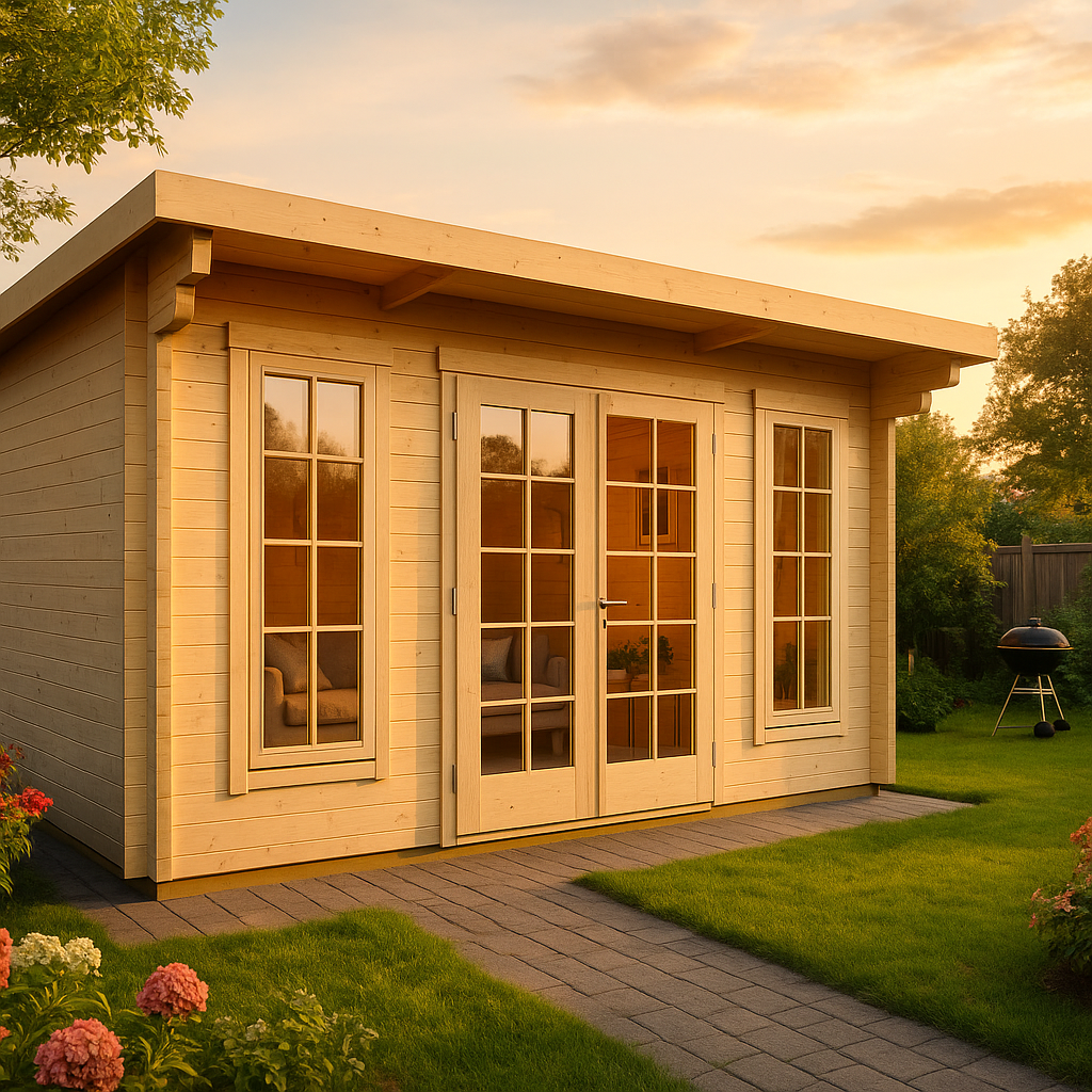 Fjordholz Gartenhaus Modell Jacob 44 C