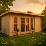 Fjordholz Gartenhaus Modell Jacob 44 C mit Abstell