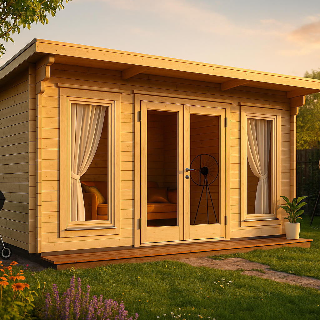 Fjordholz Gartenhaus Modell Jacob 44 D