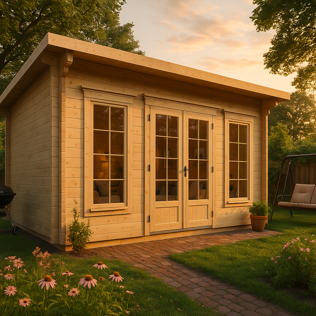 Fjordholz Gartenhaus Modell Jacob 44 F