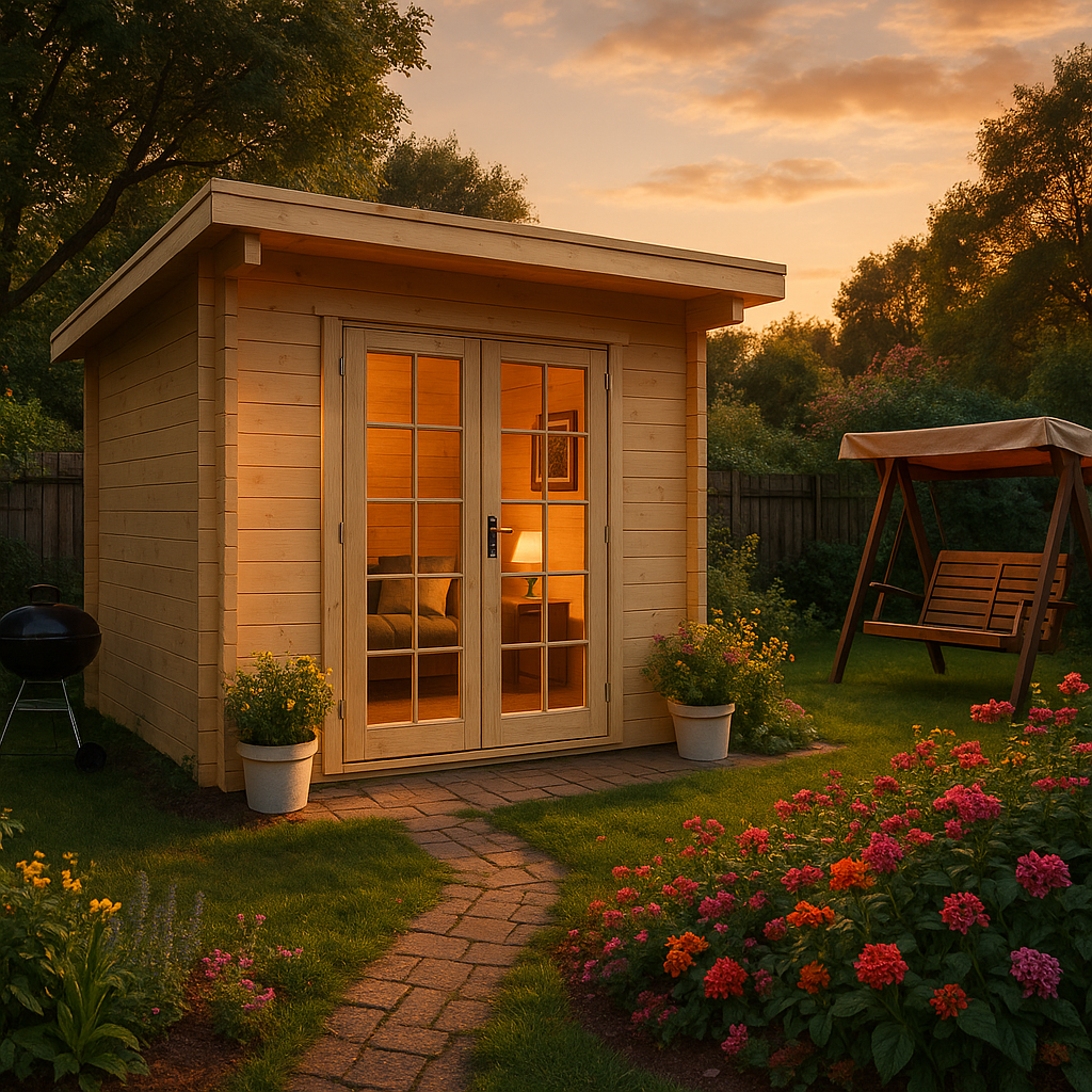 Fjordholz Gartenhaus Modell Jacob 70 A