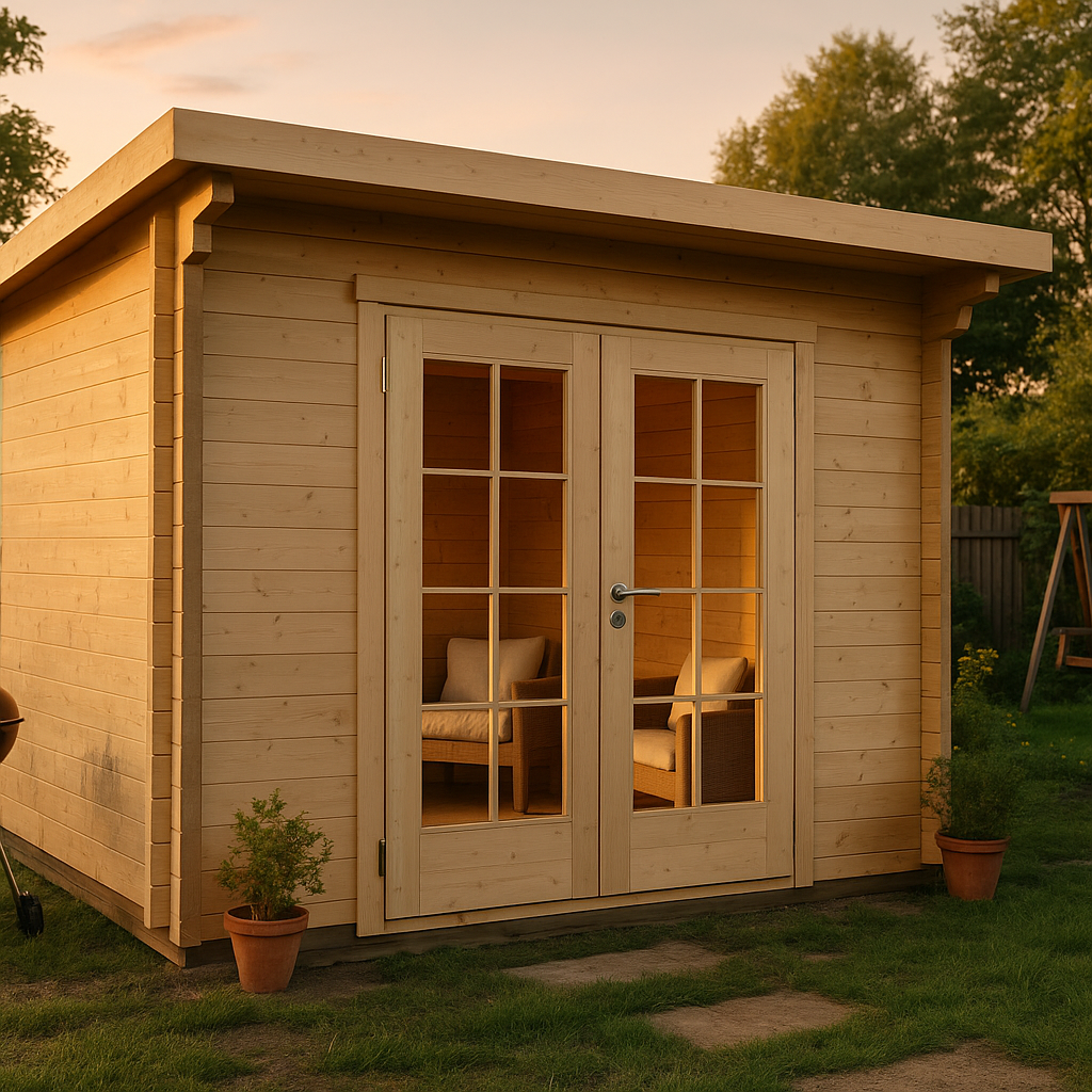 Fjordholz Gartenhaus Modell Jacob 70 A| Rabatt: 26%|3x3m