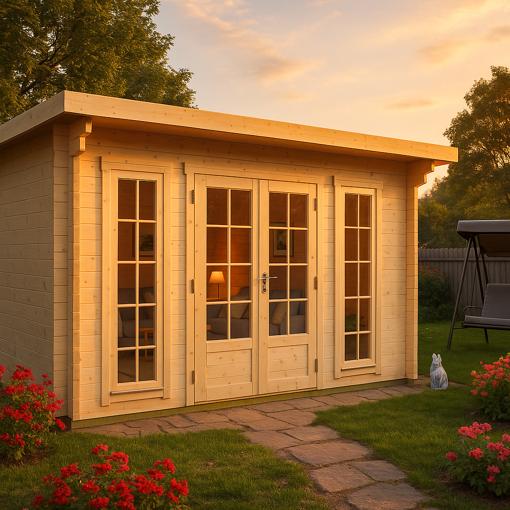 Fjordholz Gartenhaus Modell Jacob 70 B