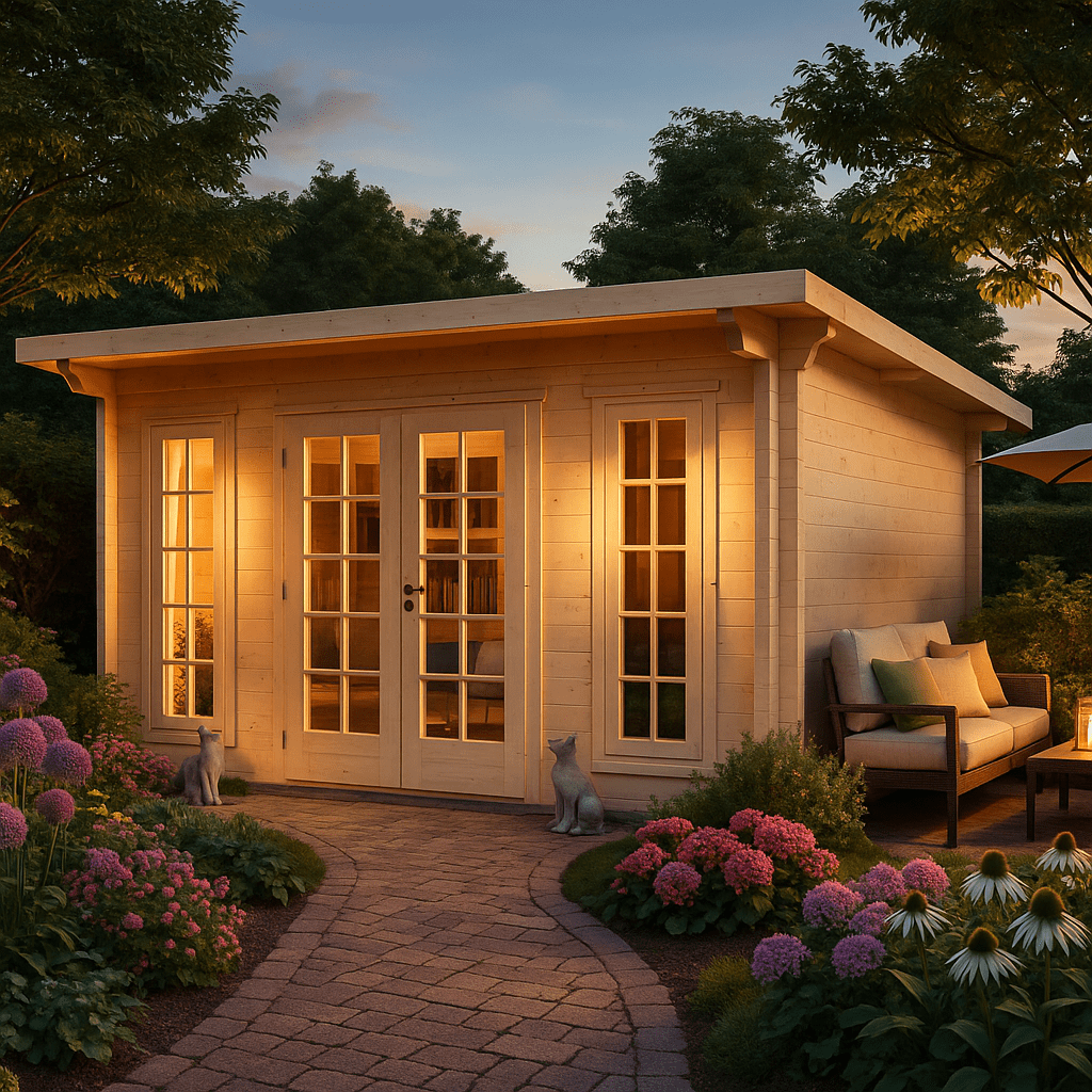 Fjordholz Gartenhaus Modell Jacob 70 B| Rabatt: 26%|4x3m