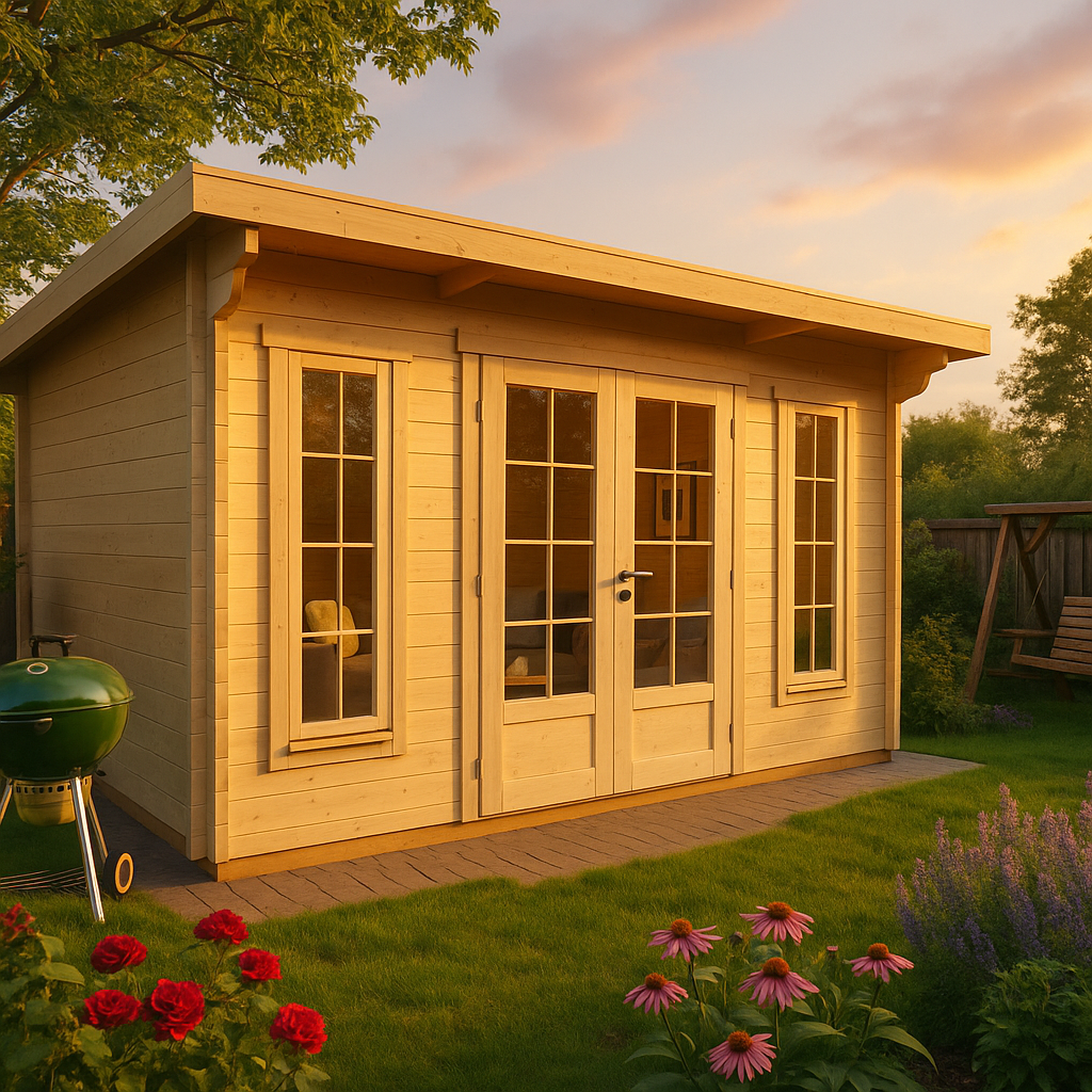 Fjordholz Gartenhaus Modell Jacob 70 C| Rabatt: 26%|4x3m