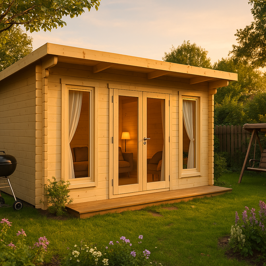 Fjordholz Gartenhaus Modell Jacob 70 D