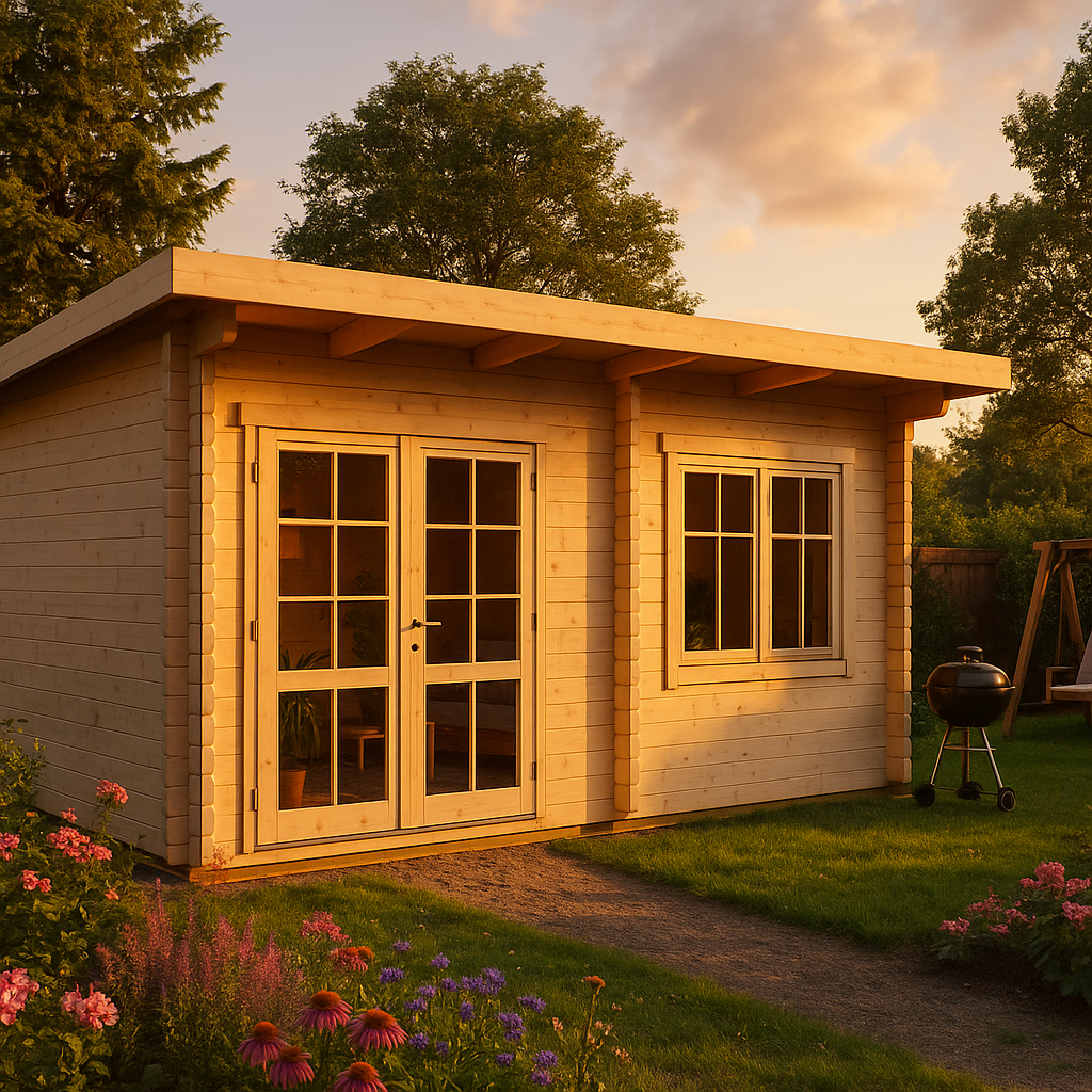 Fjordholz Gartenhaus Modell Jacob 70 H