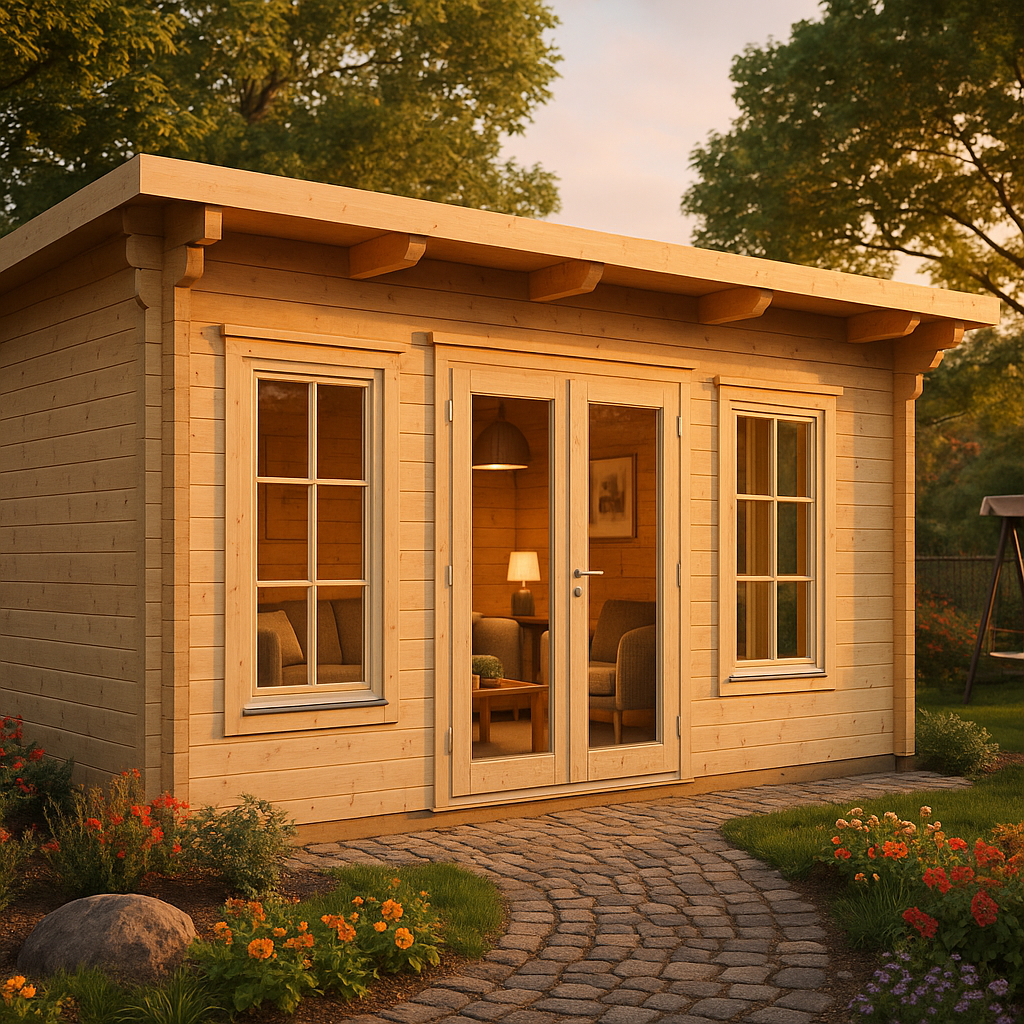 Fjordholz Gartenhaus Modell Jacob 90 G Fjordholz Gartenhaus Modell Jacob 90 G