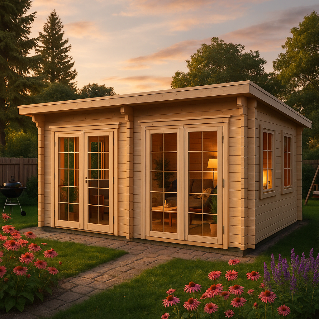 Fjordholz Gartenhaus Modell Jacob 90 H