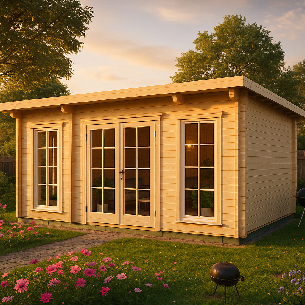 Fjordholz Gartenhaus Modell Jacob 90 H
