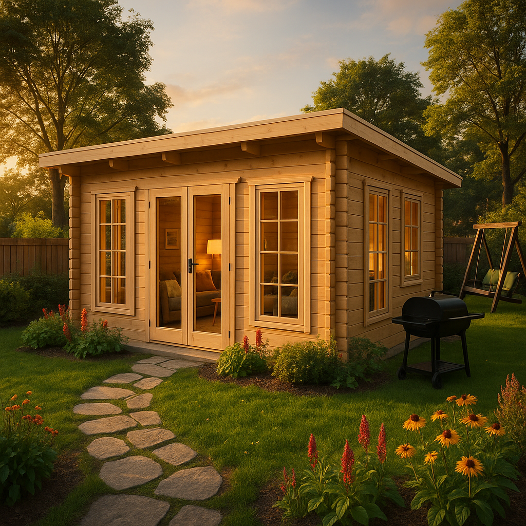 Fjordholz Gartenhaus Modell Jacob 90 I