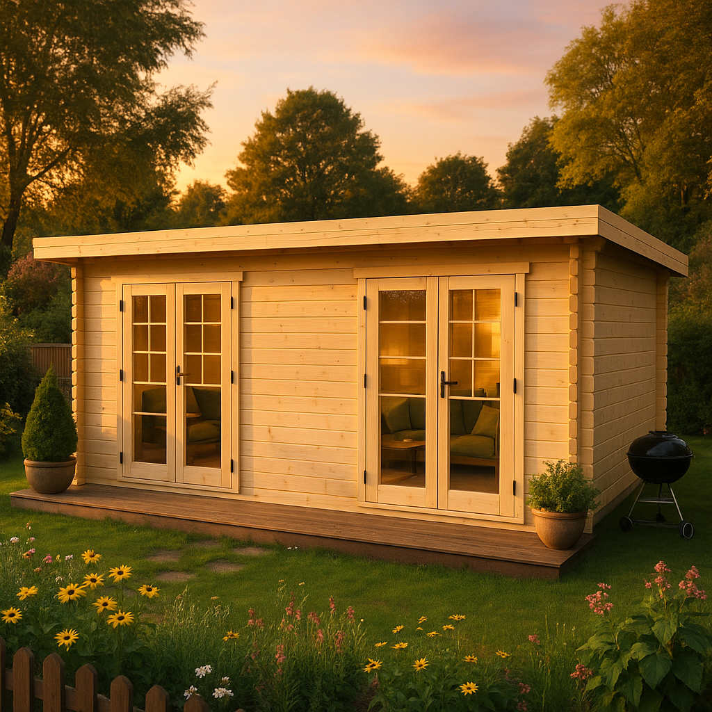 Fjordholz Gartenhaus Modell Johann 44