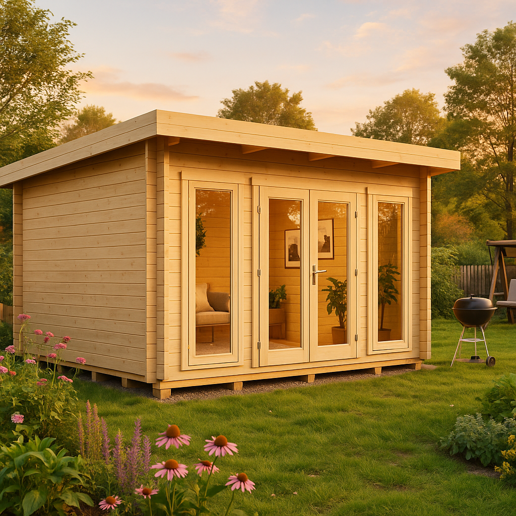 Fjordholz Gartenhaus Modell John 44 Fjordholz Gartenhaus Modell John 44