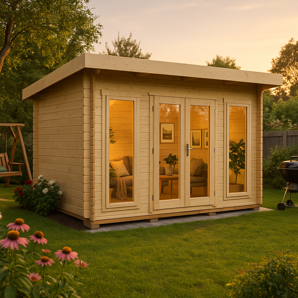 Fjordholz Gartenhaus Modell John 44| Rabatt: 26%|5x4m