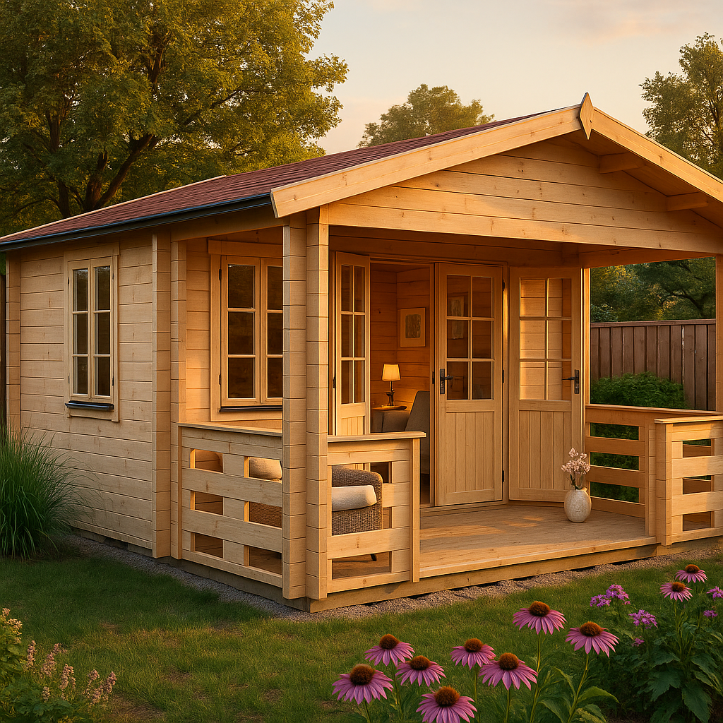 Fjordholz Gartenhaus Modell Johnny 44 B| Rabatt: 26%|6x4m