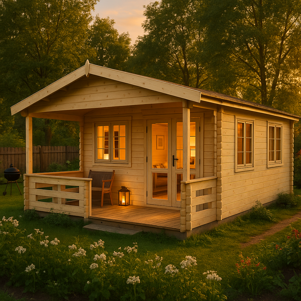 Fjordholz Gartenhaus Modell Johnny 44 C Fjordholz Gartenhaus Modell Johnny 44 C