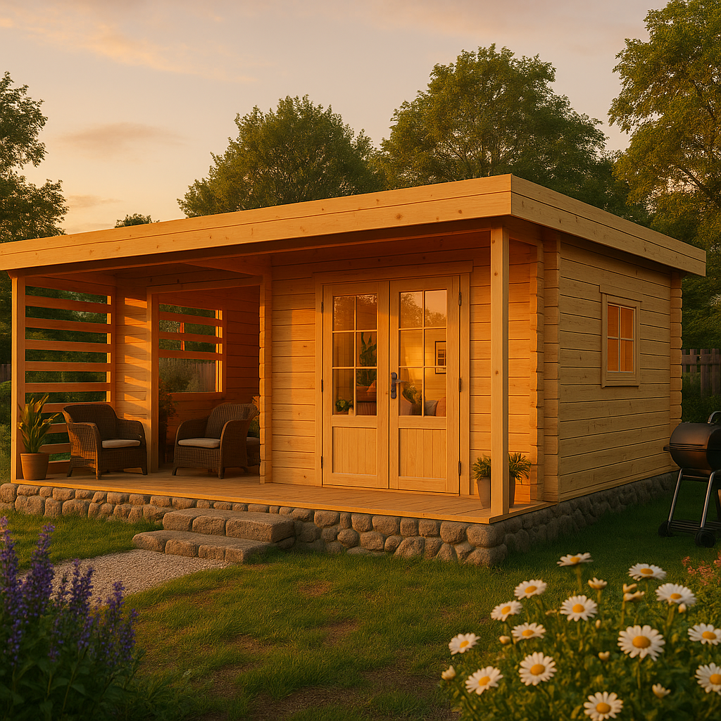 Fjordholz Gartenhaus Modell Jonte 44 Fjordholz Gartenhaus Modell Jonte 44